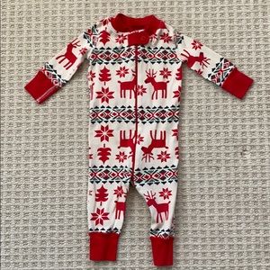 Hanna Anderson dear deer print onesie